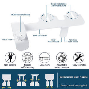 Custom Smart <strong>Bidet</strong> De Toilette Buy Home Fresh Water <strong>Bidet</strong> Attachment Wholesale Non Electric <strong>Bidet</strong> <strong>Toilet</strong> - Product Image 2