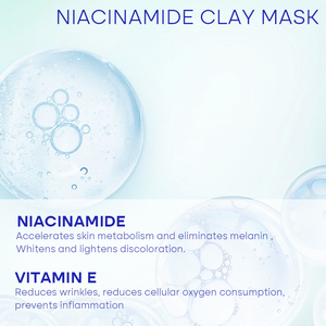 OEM Cosméticos <span class=keywords><strong>naturales</strong></span> Orgánica Nicotinamida Blanqueamiento DE LA PIEL Mascarilla facial antienvejecimiento Corrección de pigmentos Mascarilla de barro volcánico para mujeres - Product Image 4