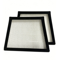 Filtre à air HVAC pour salle blanche, mini-filtre plissé, filtre de purification d'air avec cadre en acier inoxydable, fabricant