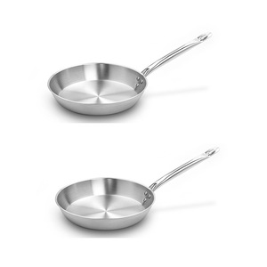 Yolecen 18 24 30 60Cm Hiện Đại Thép Không Gỉ Chảo Chảo Không Tráng Phẳng Dưới Cảm Ứng Nồi Cho Bánh Và Bít Tết - Product Image 5