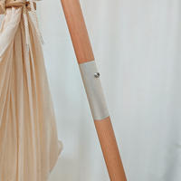 Support de hamac pour bébé en bois de hêtre massif, design européen, montage rapide et simple, durable et portable, garantie 1 an, utilisation dans le salon