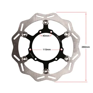 RTS Moto 260mm Avant Flottant Disque De Frein Rotor Disque Pour CRF 250R 15-21 CRF450RX 17-21 CRF250RX 19-21 Dirt Bike