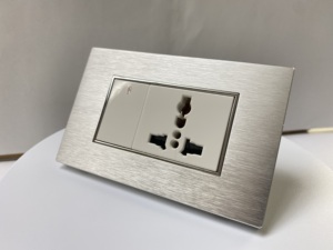 Tiêu chuẩn ý <span class=keywords><strong>USB</strong></span> A + C Ổ cắm chuyển đổi ánh sáng nhà máy Outlet giá tốt điện tường chuyển đổi đơn cực 36 Mét - Product Image 4