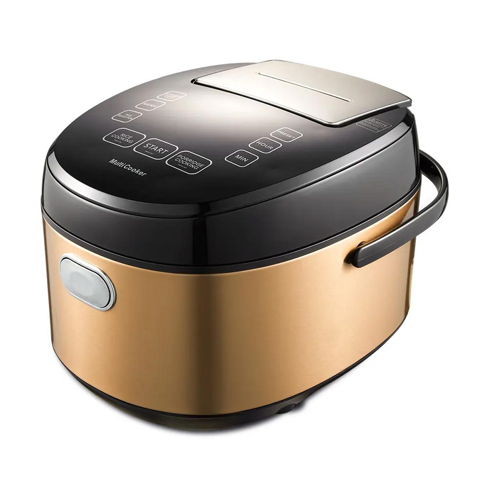 IH domestic appliance Japanese touch sensor luxury multi function cooking pot gold housing slow rice cookers
