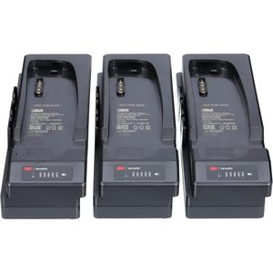 เครื่องชาร์จแบตเตอรี่ 3M Versaflo 3 สถานี รุ่น TR-642-3 สำหรับ TR-600 TR-800 สำหรับใช้งานในอุตสาหกรรม สีดำ - Product Image 3