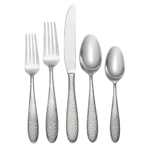 Juego de Cubiertos de Alta Calidad de 5 Piezas con Diseño de Mango Único para Uso Diario y Uso en Hoteles, Venta al por Mayor - Product Image 6