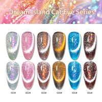 XEIJAYI Dreamland Cat Eye 6 pièces Vernis à ongles gel UV sans HEMA ni TPO, norme européenne, OEM ODM, fournitures en gros pour la peinture des ongles