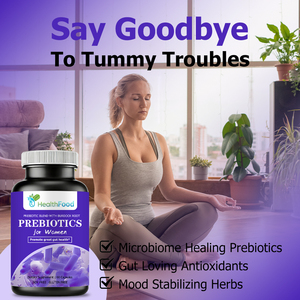 Capsules de prébiotiques en gros pour femmes avec racine de bardane : Renforcez vos défenses naturelles, favorisez une excellente santé intestinale - Product Image 3