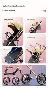 <span class=keywords><strong>Poussette</strong></span> Bébé à Prix de Gros Abordable / <span class=keywords><strong>Poussette</strong></span> Bébé de Bonne Qualité / <span class=keywords><strong>Poussette</strong></span> Multifonctionnelle à Pliage Rapide et Vue Haute - Product Image 6