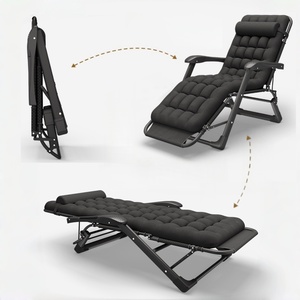 Sillas de Sol Ajustables para Exteriores, Silla <span class=keywords><strong>Plegable</strong></span> para Piscina <span class=keywords><strong>con</strong></span> Colchón - Product Image 1