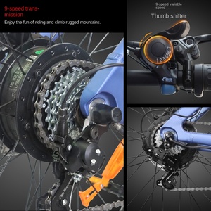 Vélo Électrique Tout-Terrain ONYX Q5 Haute Puissance avec Moteur Avant, pour Adultes, en Alliage d'Aluminium - Product Image 5