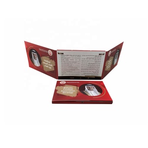 Carte <span class=keywords><strong>de</strong></span> Marketing vidéo, usine <span class=keywords><strong>de</strong></span> chine, prix bon marché, cartes <span class=keywords><strong>de</strong></span> vœux personnalisées, 7 pouces Lcd, vidéo, livret, Invitation d'affaires, e-card - Product Image 5