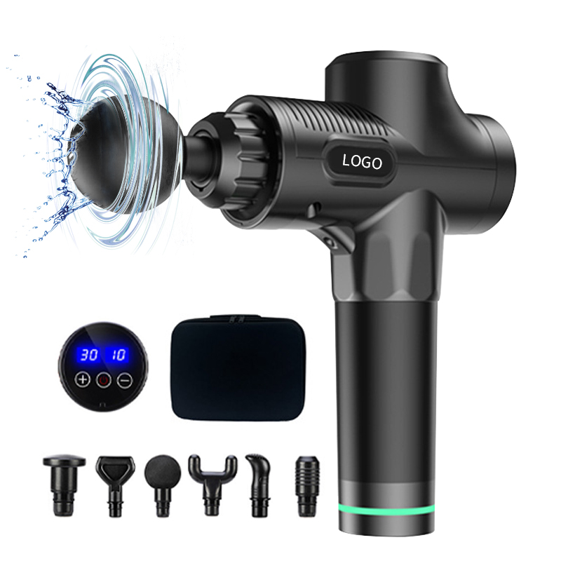 Electric Handheld Percussion Massager Gun - Deep Tissue Vibration Massage  with 30 Speed Levels for Full Body Muscle Relief