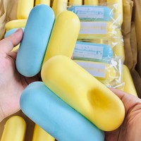 Bâtonnets de gâteau de riz souples en forme de pouce, six couleurs, jouets anti-stress moelleux, vente en gros, jouets tendance mignons en PU, imitation alimentaire réaliste, à remontée lente
