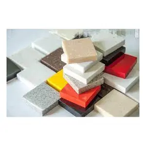 Commercio all'ingrosso personalizza i colori Solid Surface controsoffitto lastre di pietra artificiale Corians Solid Surface Sheet
