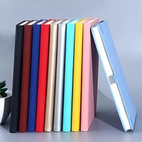 Cuaderno A5 de Tapa Dura de Cuero con Logotipo Personalizado, 80 Hojas, Grabado Láser, Set de Regalo con Bolígrafo