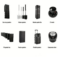 Offre Spéciale Système de Sonorisation Professionnel Actif avec Haut-parleur PA, Subwoofer 15 Pouces, Colonne d'Enceintes 4 Pouces, 600W