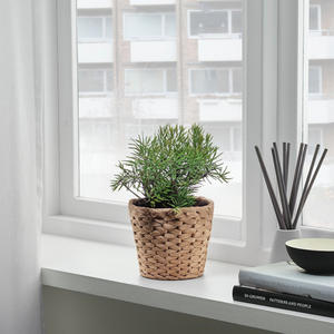 2024 <span class=keywords><strong>Amazon</strong></span> superventas bohemio jacinto de agua cestas planas africanas decoración colgante de pared aniversario cesta de almacenamiento superior producto - Product Image 2