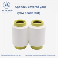 20753075 pour modèle de pull, tissu tricoté, fil élastique, fil de spandex, fil de soie élastique, fil chenille gainé de spandex, blanchi