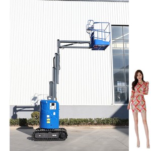 ลิฟต์อลูมิเนียมแนวตั้งแบบไฮดรอลิกลิฟต์เคลื่อนที่ขนาดเล็กเสาคู่แพลตฟอร์มการทำงานทางอากาศ - Product Image 3