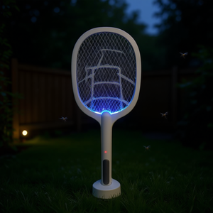 Electric Mosquito Swatter 31203 With Led Light For Indoor Outdoor Use - Product Image 2