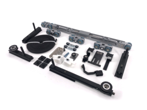 Sistema di <span class=keywords><strong>porte</strong></span> scorrevoli sincronizzatore professionale per carichi pesanti di Design moderno realizzato in alluminio <span class=keywords><strong>Max</strong></span> peso porta 60KGS - Product Image 5