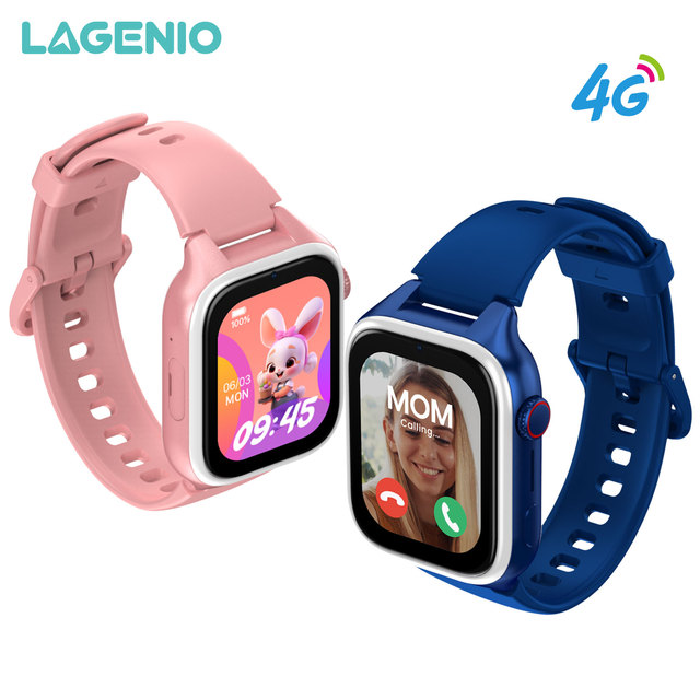 LAGENIO 1.8 Inch Big Screen 4G Smart Watch LBS+GPS+WiFi Position SOS Sim Card with Camera Video Call Outdoor SmartWatch for Kids