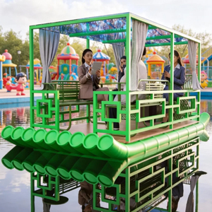 Bateau électrique de loisirs en plein air pour la pêche et le <span class=keywords><strong>surf</strong></span>, avec sièges confortables et auvent, idéal pour les croisières sur le lac et les divertissements aquatiques - Product Image 4
