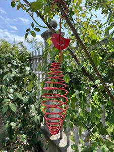 Mùa Xuân Chất Béo Bóng Trung Chuyển Treo Kim Loại Hoang Dã Chim Vườn Thực Phẩm Xoắn Ốc Điều Trị Chủ <span class=keywords><strong>Bird</strong></span> Trung Chuyển - Product Image 5