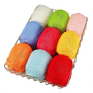 Fil à tricoter et à coudre HENGYI 6PLY 100% acrylique mélangé, torsion régulière, doux, ignifuge, filé à l'anneau, style fantaisie - Product Image 3