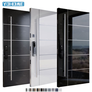 Engeland Moderne Ingang Voordeur Rvs Villa Huis Woontoegangsdeuren 36 48 Inch Villa Externe Draaideuren - Product Image 1