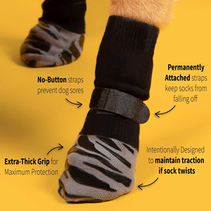 New Outdoor Medium and Large-sized Golden Retriever Shoes and <b>Socks</b>, Indoor Silent Pet <b>Socks</b>, Anti-slip Pet Dog <b>Socks</b> - Product Image 2