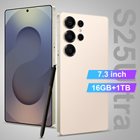S25 Ultra, Batería de Larga Duración de 8000 mAh, Móvil 5G, Pantalla AMOLED de 7.3 Pulgadas y 120 Hz, 108 MP HD, 16 GB, 1 TB, Carga Rápida, Marco Metálico, Directo de Fábrica