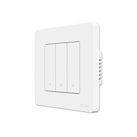Interruptor de Pared Inteligente Tuya ZigBee3.0 con Control por Voz, Control por Aplicación, Temporizador, Iluminación LED Eléctrica para el Hogar
