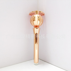 Patas de Mueble de Aleación de Aluminio en Oro Rosa, Diseño Esférico, Antideslizantes, Soporte Moderno para Muebles - Product Image 1