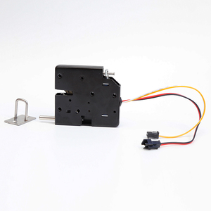 Mini <span class=keywords><strong>cerradura</strong></span> electromagnética de 12V, <span class=keywords><strong>cerradura</strong></span> de <span class=keywords><strong>puerta</strong></span> magnética eléctrica RFID duradera con material de acero y aluminio para <span class=keywords><strong>cerradura</strong></span> de cajón - Product Image 3