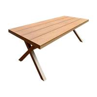 Ensemble de salle à manger haut de gamme en aluminium et rotin, style nordique, mobile, pour jardin, cour et balcon extérieur
