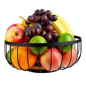 Eco-Friendly Multifunction Metal <b>Wire</b> Fruit Storage Bowl Basket Living Room Snack Desktop Organizer Decorative Fruit Bowl - Product Image 1
