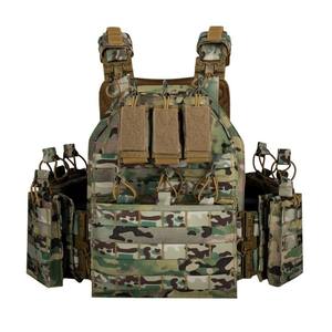 سترة تكتيكية Molle <span class=keywords><strong>multicam</strong></span> وحملة صفيحة من النايلون مع درجة III من البولي إيثيلين الصلب - Product Image 3