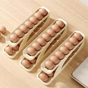 Sıcak satış 2 katmanlı sürgülü yumurta saklama kutusu otomatik haddeleme yumurta depolama haddeleme yumurta saklama kabı