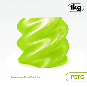 เส้นใย PETG แบบมีประกายโปร่งแสง สวยงาม ใช้งานร่วมกับการพิมพ์ความเร็วสูงของ Bambu Lab น้ำหนัก 1 กก. - Product Image 6