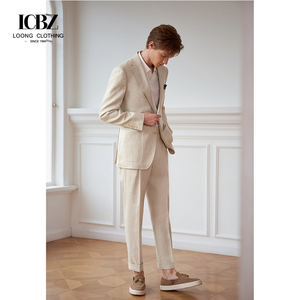 Chaqueta de <span class=keywords><strong>traje</strong></span> de negocios blanca de <span class=keywords><strong>lino</strong></span> para <span class=keywords><strong>hombre</strong></span>, <span class=keywords><strong>traje</strong></span> informal individual para primavera y verano, transpirable, de talla grande, nuevo diseño superior - Product Image 4