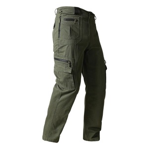 Pantaloni Cargo Multi-tasca da <span class=keywords><strong>uomo</strong></span> pantaloni Casual Plus-Size larghi a gamba dritta per la primavera autunno 100% cotone - Product Image 3