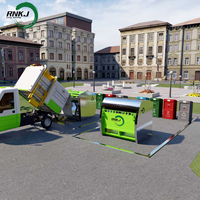 RNKJ Station de Compression Intelligente des Déchets Souterrains : Compresseur Hydraulique Personnalisable pour Déchets Souterrains