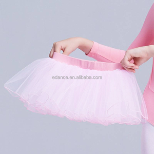 Soffice bretelle a maniche corte da palcoscenico <span class=keywords><strong>Ballerina</strong></span> <span class=keywords><strong>Tutu</strong></span> da bambina gonna rimovibile body personalizzato Costume da ginnastica per ragazze - Product Image 5