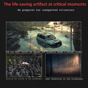 Hot bán đa chức năng năng lượng mặt trời đèn pin an toàn búa và khẩn cấp thoát thiết bị New an ninh & bảo vệ sản phẩm - Product Image 6