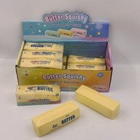 Nouveau style transfrontalier, inspiré des blocs de construction, bâtonnets de fromage, barres de beurre, caoutchouc thermoplastique, non-rétractable, couineur, souple