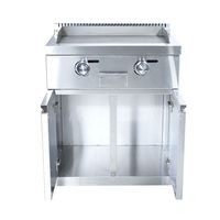 Station de cuisson extérieure industrielle moderne en acier inoxydable 304 à fixation murale avec porte coulissante pour armoire de cuisine de restaurant