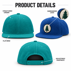 Casquettes perforées Dandy personnalisées ODM OEM – Chapeaux respirants à 6 panneaux avec logo et motif personnalisés – Casquette Snapback respirante - Product Image 2