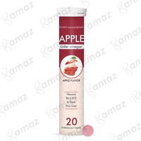 Comprimés effervescents au vinaigre de cidre de pomme Amaz Private Label pour la gestion du poids, la détoxification, la perte de poids et la santé intestinale